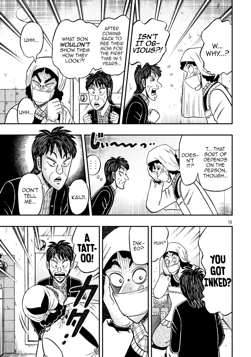 Gambling Outcast Kaiji: The 2.4 Billion Escape Arc - Kaiji Part 6 Chapter 305 page 19 - Chapter 305: United Front