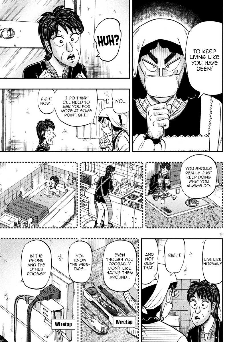 Gambling Outcast Kaiji: The 2.4 Billion Escape Arc - Kaiji Part 6 Chapter 305 page 9 - Chapter 305: United Front