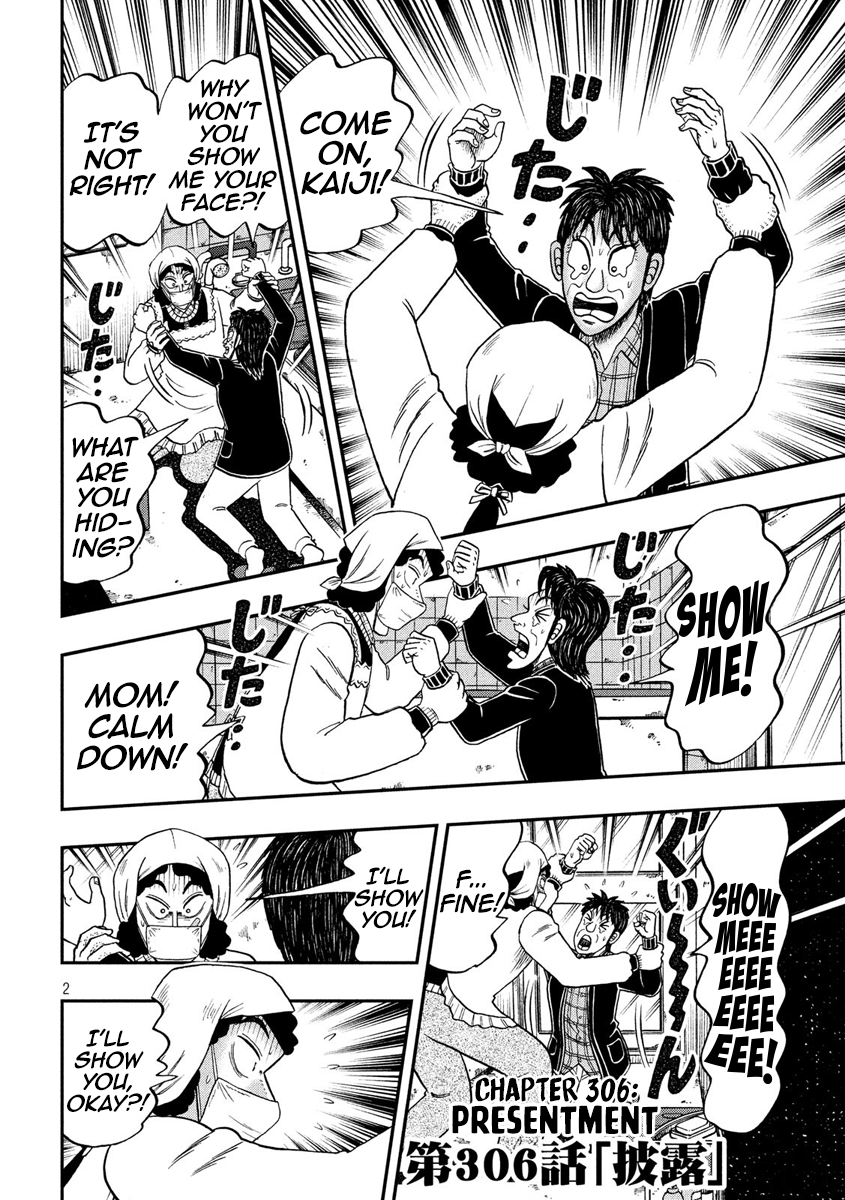 Gambling Outcast Kaiji: The 2.4 Billion Escape Arc - Kaiji Part 6 Chapter 306 page 2 - Chapter 306: Presentment