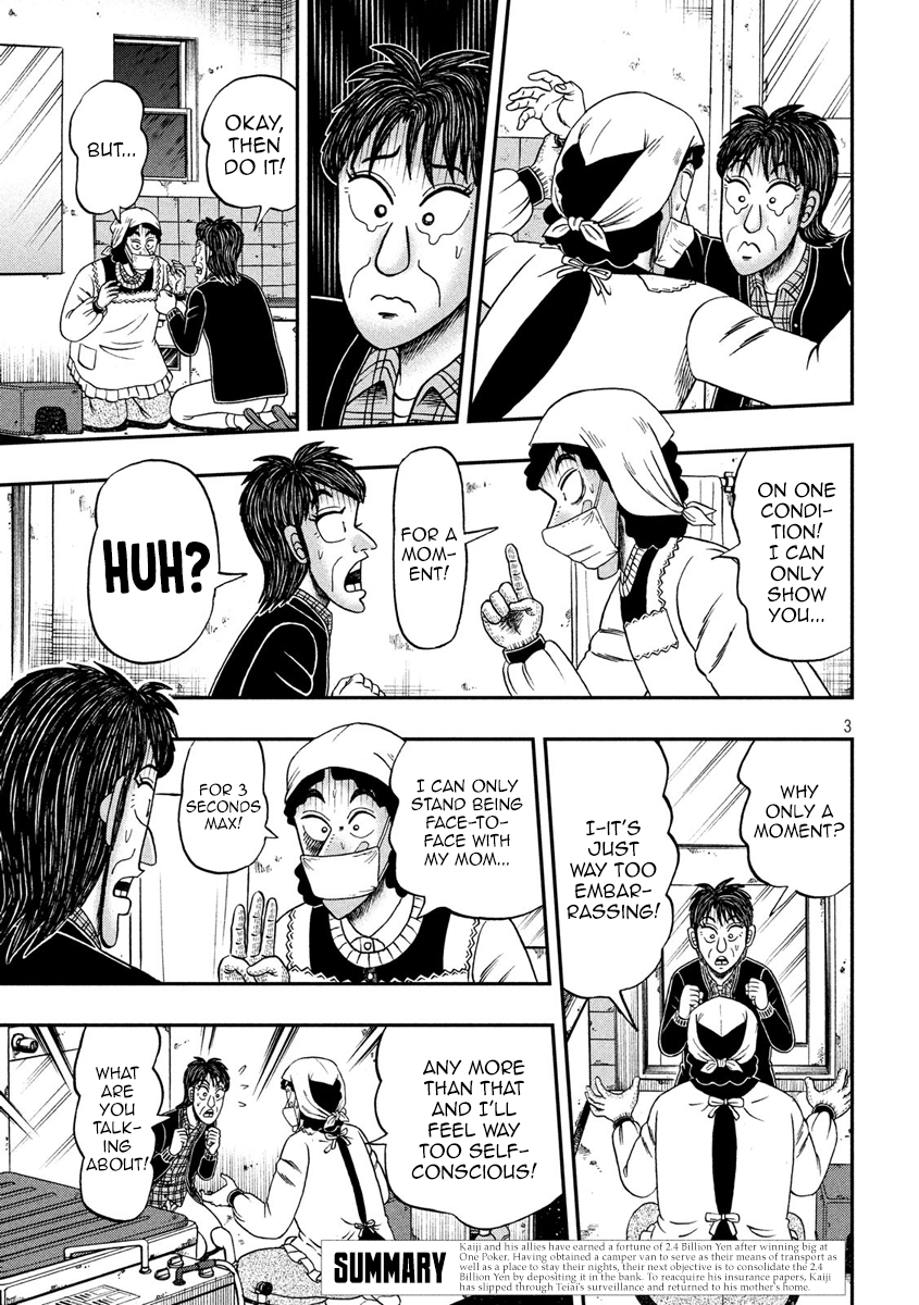 Gambling Outcast Kaiji: The 2.4 Billion Escape Arc - Kaiji Part 6 Chapter 306 page 3 - Chapter 306: Presentment