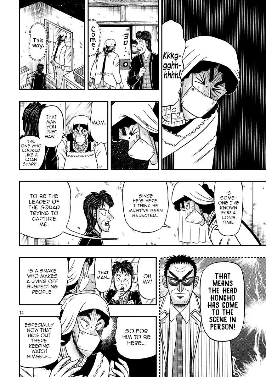 Gambling Outcast Kaiji: The 2.4 Billion Escape Arc - Kaiji Part 6 Chapter 308 page 13 - Chapter 308: Cornered Mouse