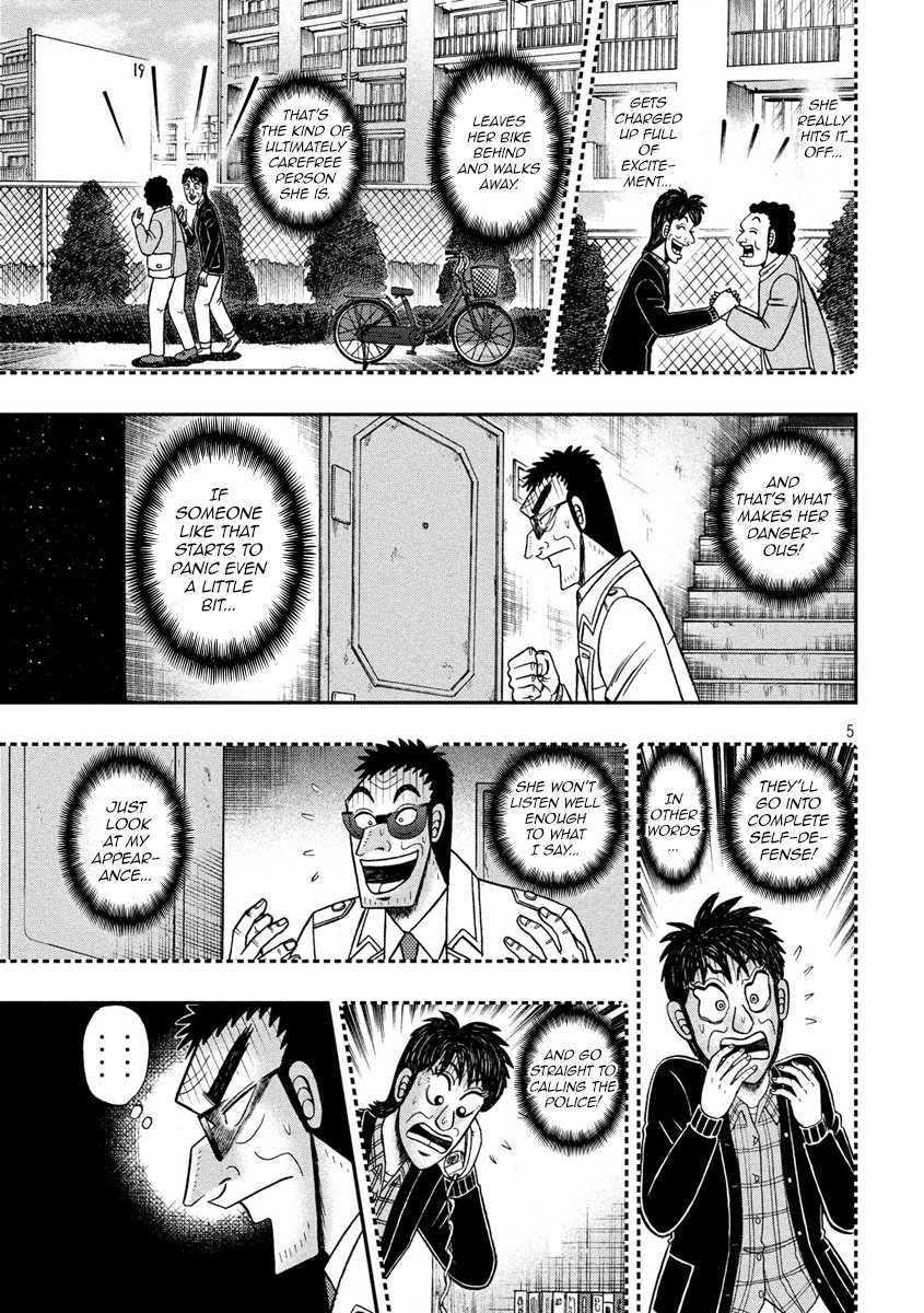 Gambling Outcast Kaiji: The 2.4 Billion Escape Arc - Kaiji Part 6 Chapter 308 page 5 - Chapter 308: Cornered Mouse