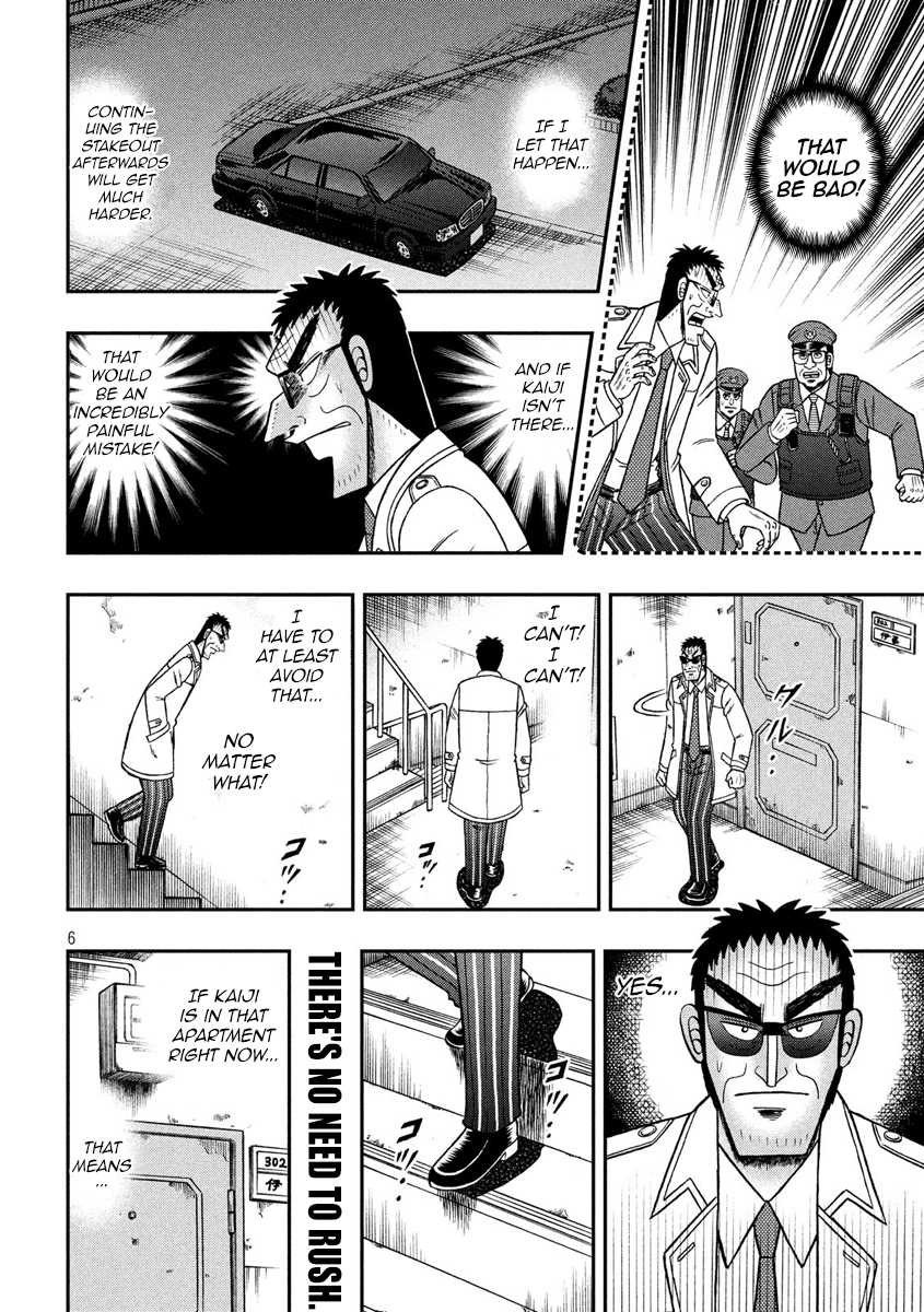 Gambling Outcast Kaiji: The 2.4 Billion Escape Arc - Kaiji Part 6 Chapter 308 page 6 - Chapter 308: Cornered Mouse
