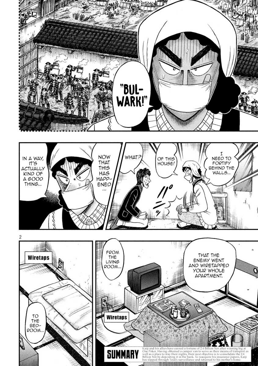 Gambling Outcast Kaiji: The 2.4 Billion Escape Arc - Kaiji Part 6 Chapter 309 page 2 - Chapter 309: Bulwark