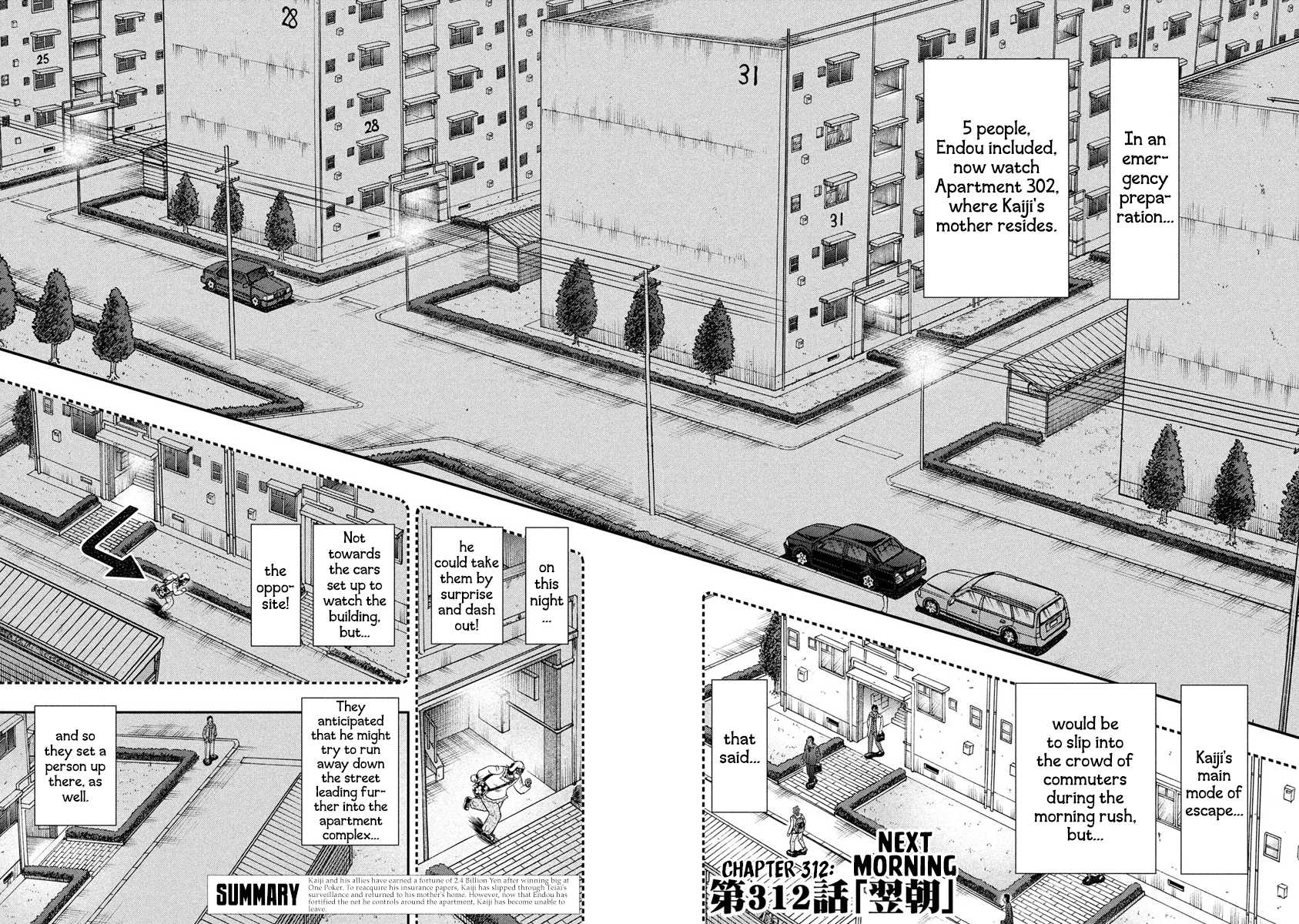 Gambling Outcast Kaiji: The 2.4 Billion Escape Arc - Kaiji Part 6 Chapter 312 page 2 - Chapter 312: Next Morning