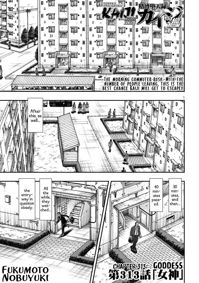Gambling Outcast Kaiji: The 2.4 Billion Escape Arc - Kaiji Part 6 Chapter 313 page 1 - Chapter 313: Goddess