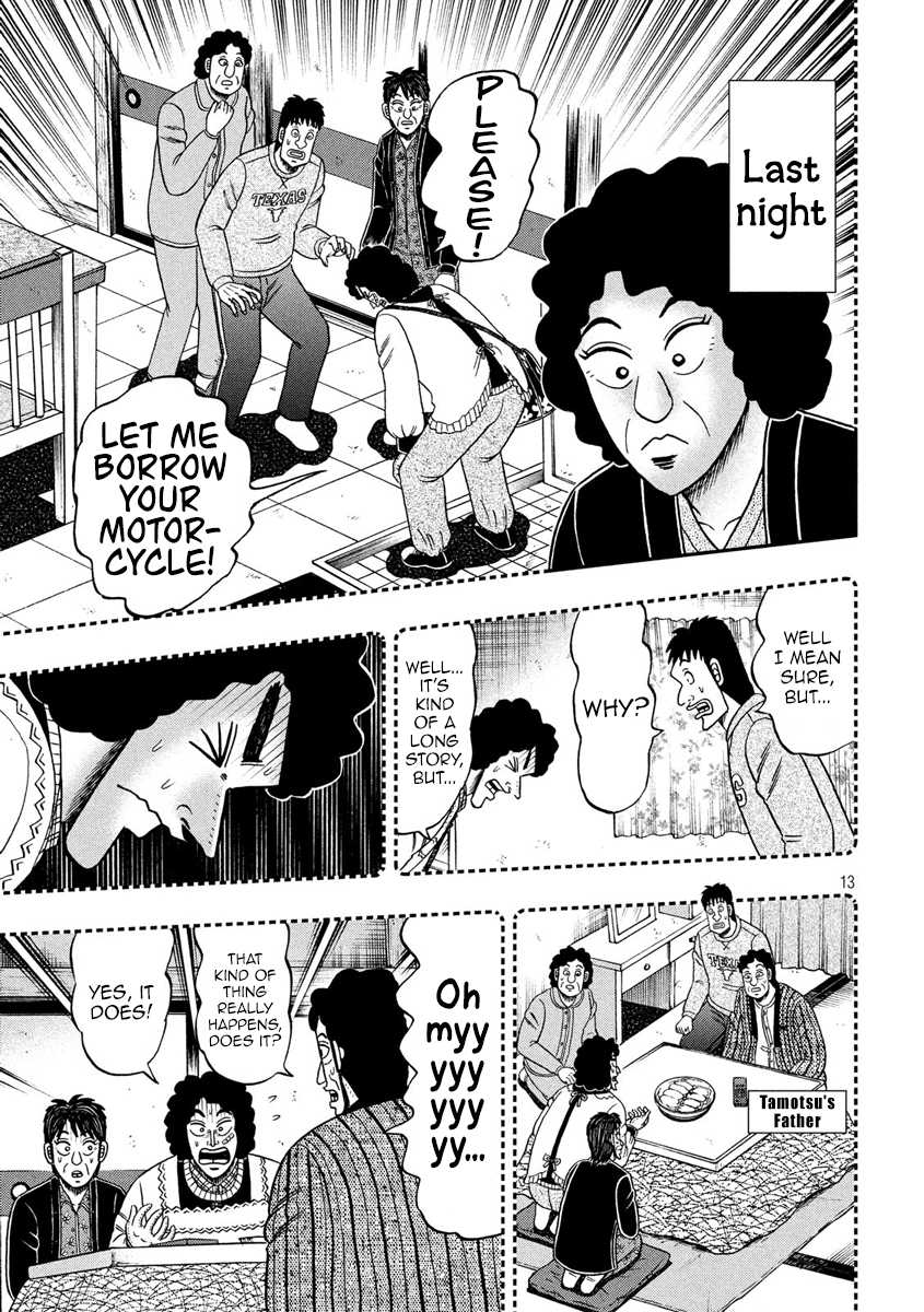 Gambling Outcast Kaiji: The 2.4 Billion Escape Arc - Kaiji Part 6 Chapter 319 page 13 - Chapter 319: Leaving the Nest