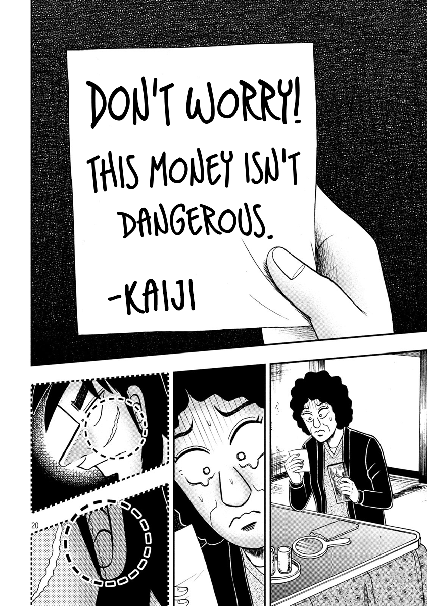 Gambling Outcast Kaiji: The 2.4 Billion Escape Arc - Kaiji Part 6 Chapter 319 page 20 - Chapter 319: Leaving the Nest