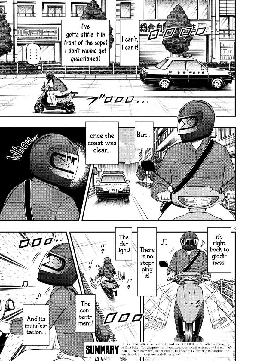 Gambling Outcast Kaiji: The 2.4 Billion Escape Arc - Kaiji Part 6 Chapter 319 page 3 - Chapter 319: Leaving the Nest
