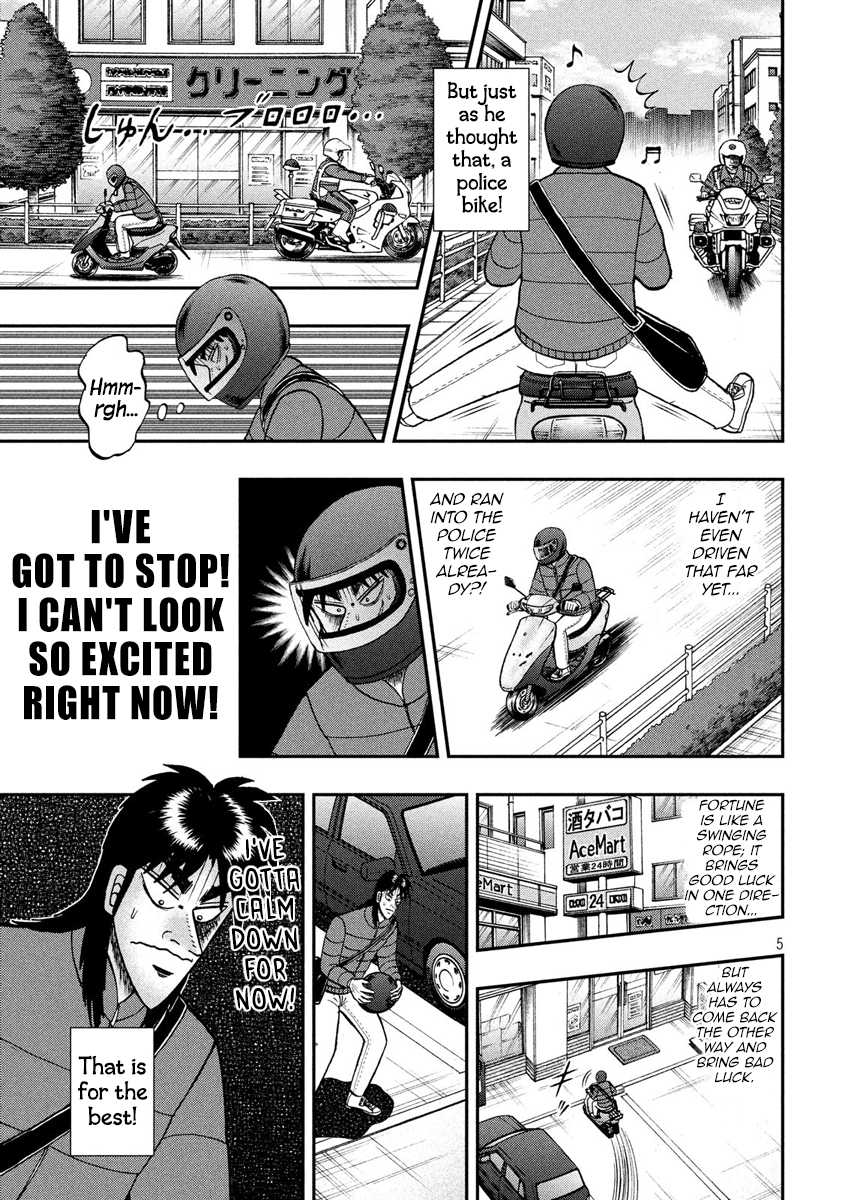 Gambling Outcast Kaiji: The 2.4 Billion Escape Arc - Kaiji Part 6 Chapter 319 page 5 - Chapter 319: Leaving the Nest