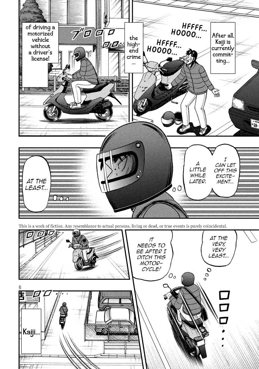 Gambling Outcast Kaiji: The 2.4 Billion Escape Arc - Kaiji Part 6 Chapter 319 page 6 - Chapter 319: Leaving the Nest