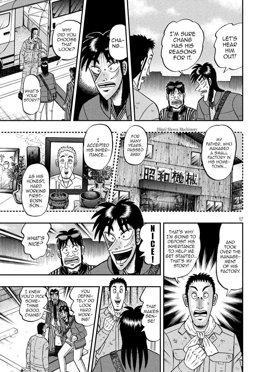Gambling Outcast Kaiji: The 2.4 Billion Escape Arc - Kaiji Part 6 Chapter 321 page 17 - Chapter 321: Befitting