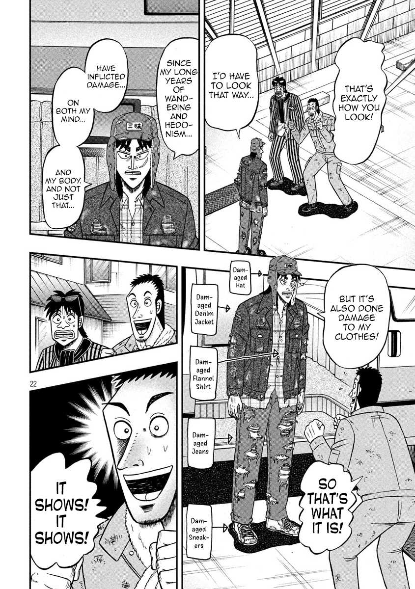 Gambling Outcast Kaiji: The 2.4 Billion Escape Arc - Kaiji Part 6 Chapter 321 page 22 - Chapter 321: Befitting