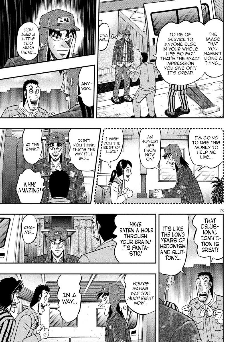 Gambling Outcast Kaiji: The 2.4 Billion Escape Arc - Kaiji Part 6 Chapter 321 page 23 - Chapter 321: Befitting