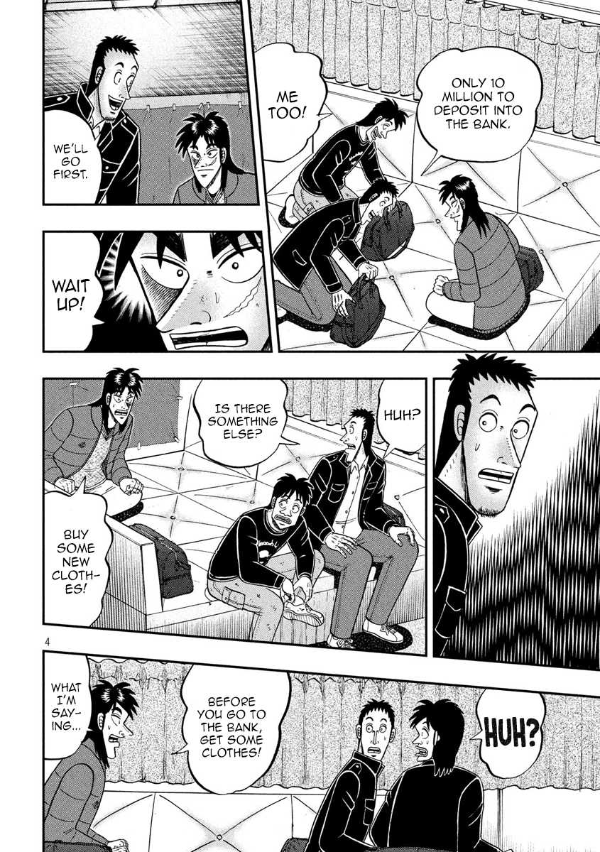 Gambling Outcast Kaiji: The 2.4 Billion Escape Arc - Kaiji Part 6 Chapter 321 page 4 - Chapter 321: Befitting