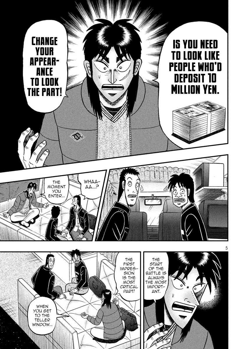 Gambling Outcast Kaiji: The 2.4 Billion Escape Arc - Kaiji Part 6 Chapter 321 page 5 - Chapter 321: Befitting