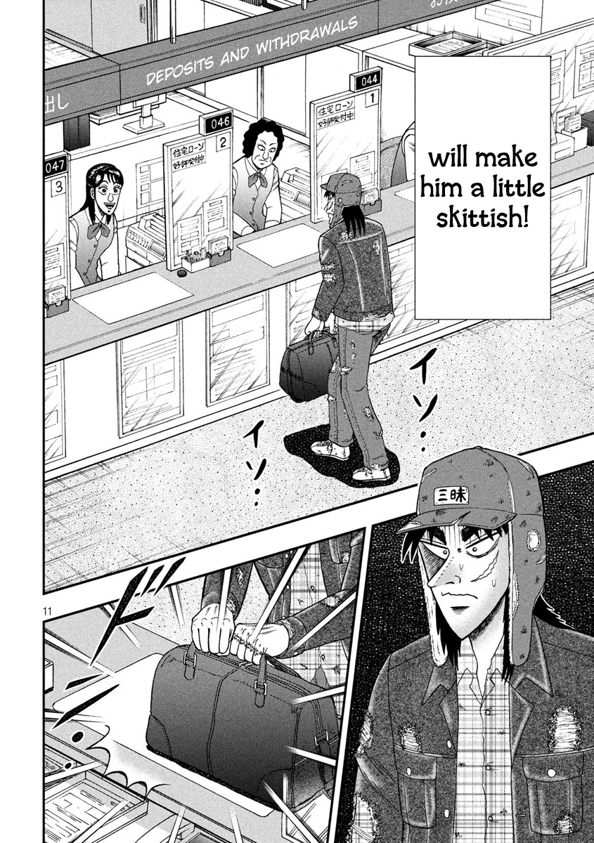 Gambling Outcast Kaiji: The 2.4 Billion Escape Arc - Kaiji Part 6 Chapter 322 page 11 - Chapter 322: Teller Window