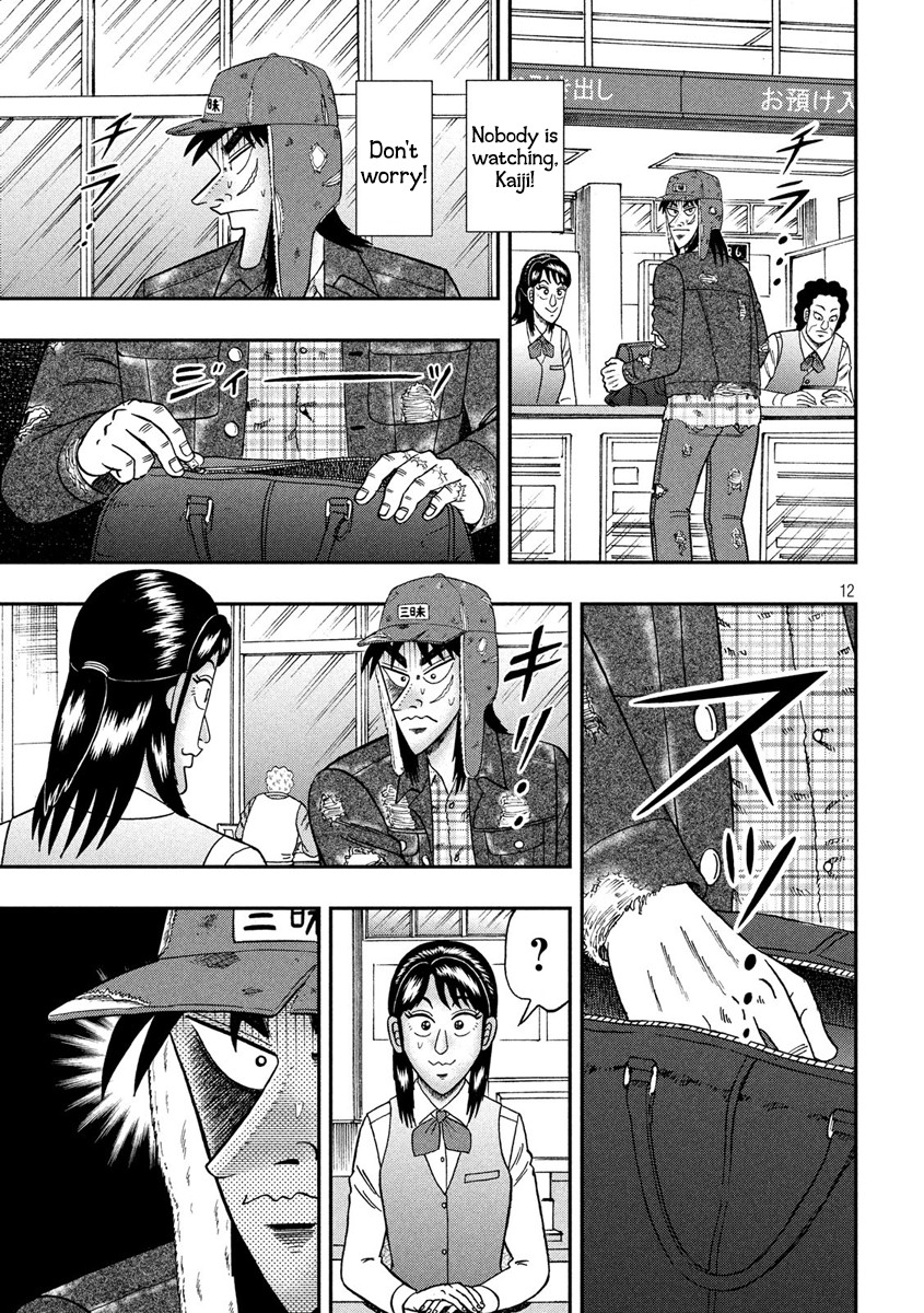 Gambling Outcast Kaiji: The 2.4 Billion Escape Arc - Kaiji Part 6 Chapter 322 page 12 - Chapter 322: Teller Window