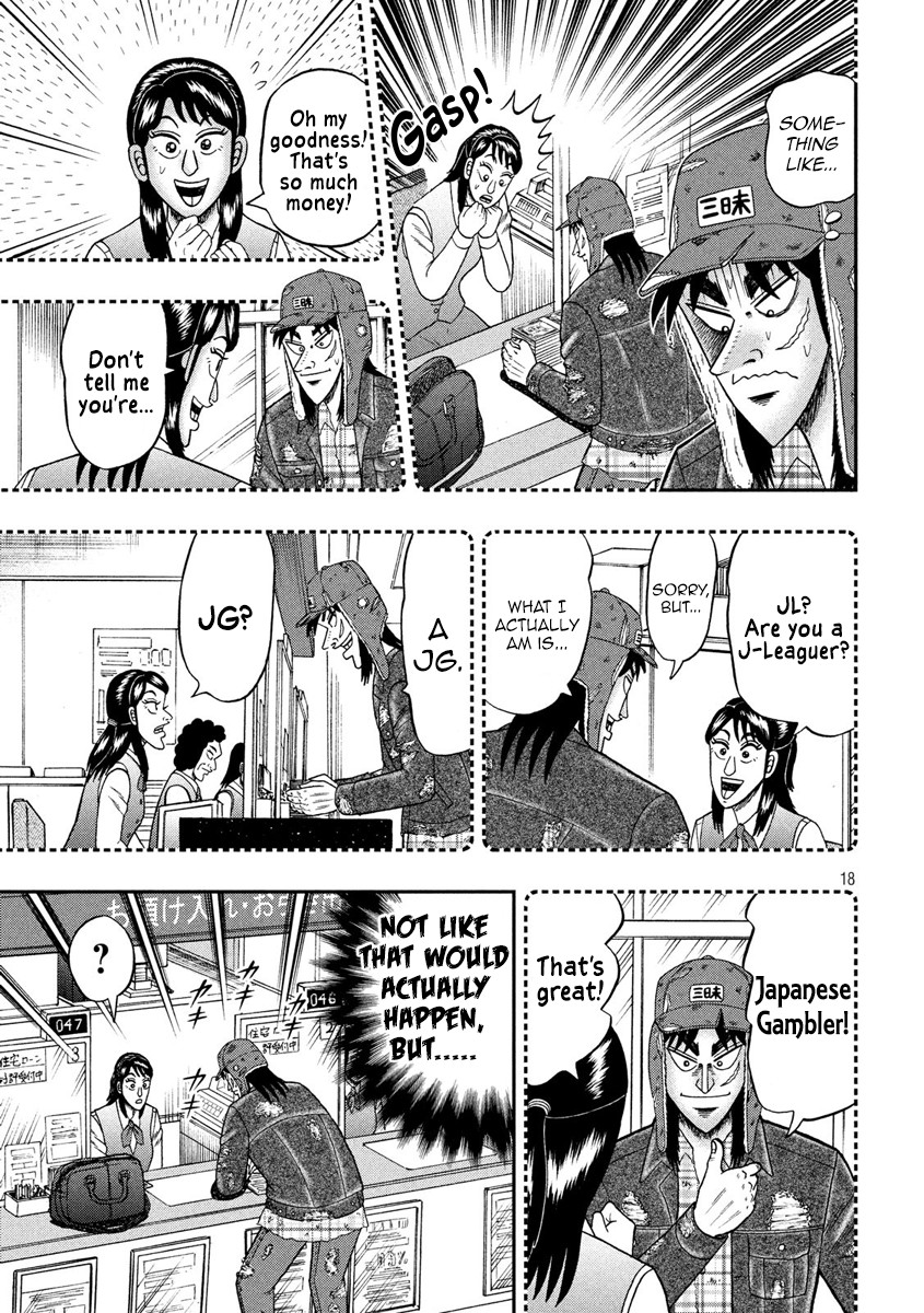 Gambling Outcast Kaiji: The 2.4 Billion Escape Arc - Kaiji Part 6 Chapter 322 page 18 - Chapter 322: Teller Window