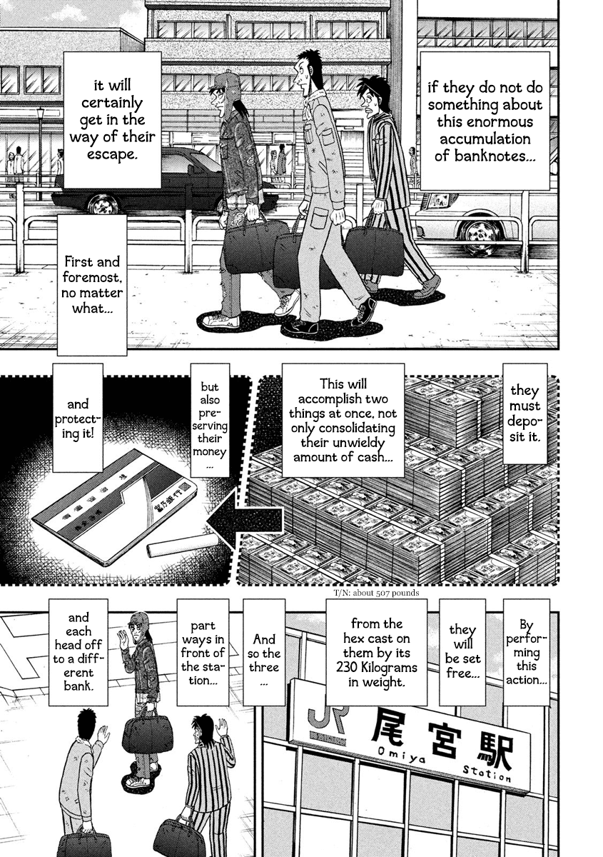 Gambling Outcast Kaiji: The 2.4 Billion Escape Arc - Kaiji Part 6 Chapter 322 page 6 - Chapter 322: Teller Window