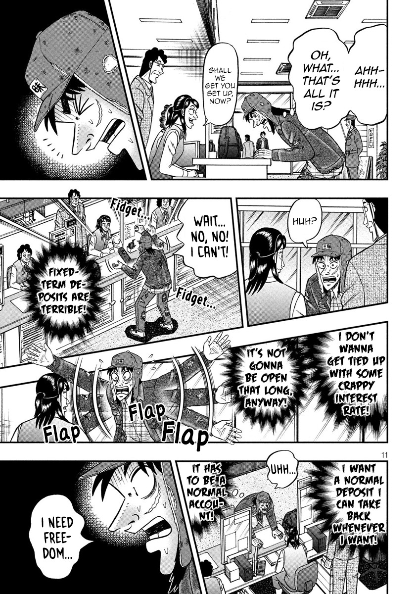 Gambling Outcast Kaiji: The 2.4 Billion Escape Arc - Kaiji Part 6 Chapter 323 page 11 - Chapter 323: Wasteful Spending