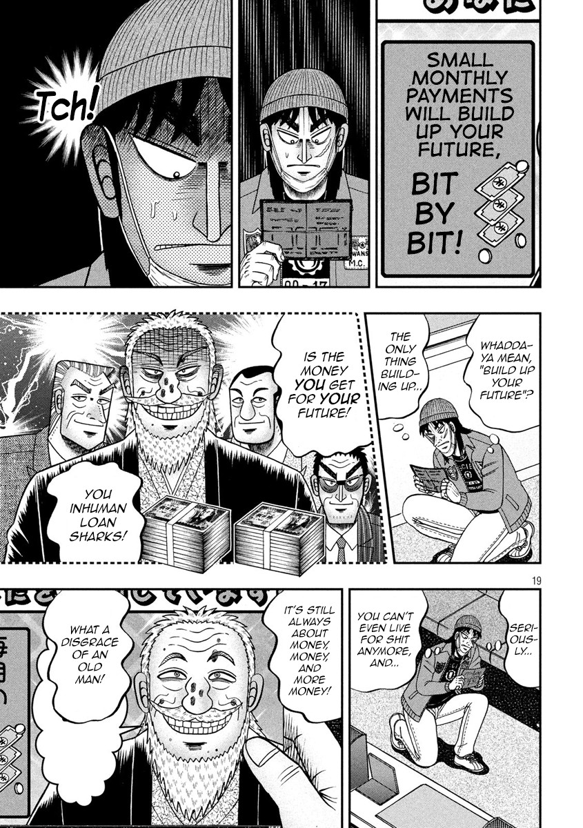 Gambling Outcast Kaiji: The 2.4 Billion Escape Arc - Kaiji Part 6 Chapter 324 page 19 - Chapter 324: Paper Slip