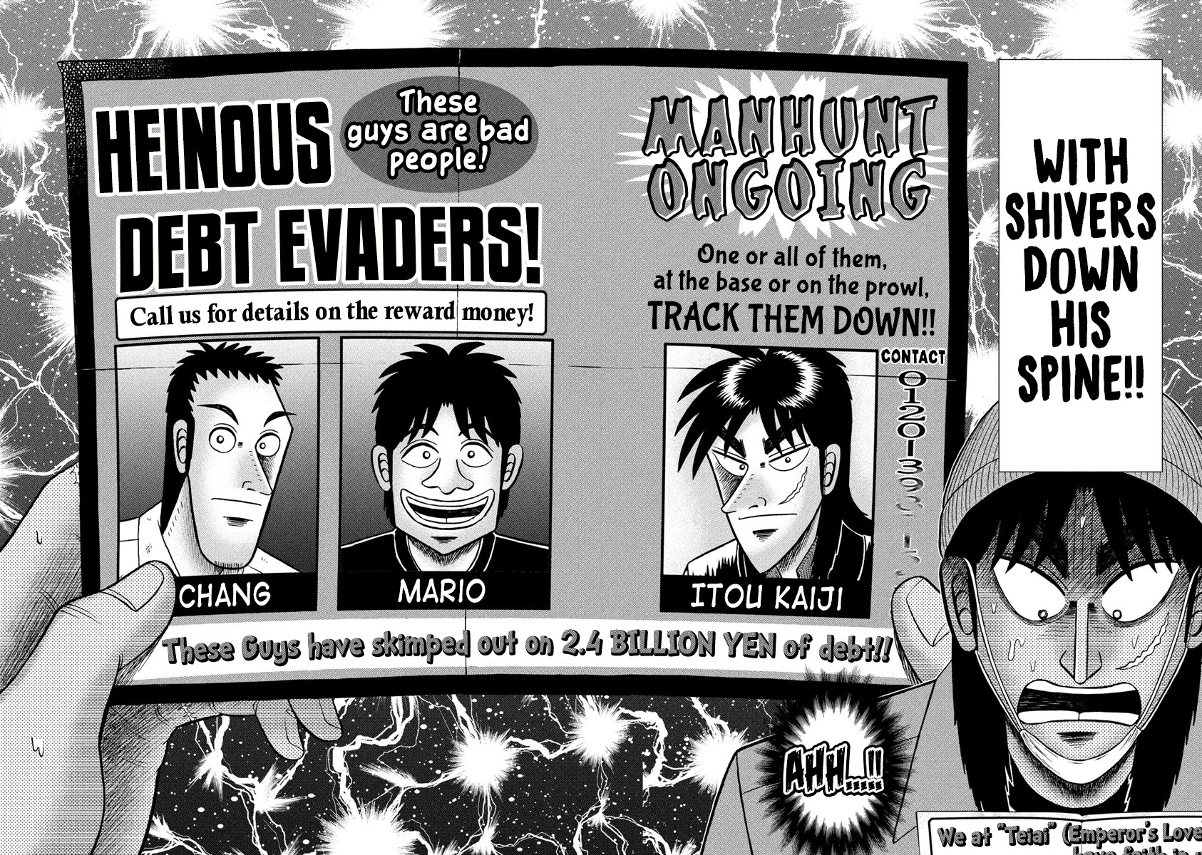 Gambling Outcast Kaiji: The 2.4 Billion Escape Arc - Kaiji Part 6 Chapter 324 page 22 - Chapter 324: Paper Slip