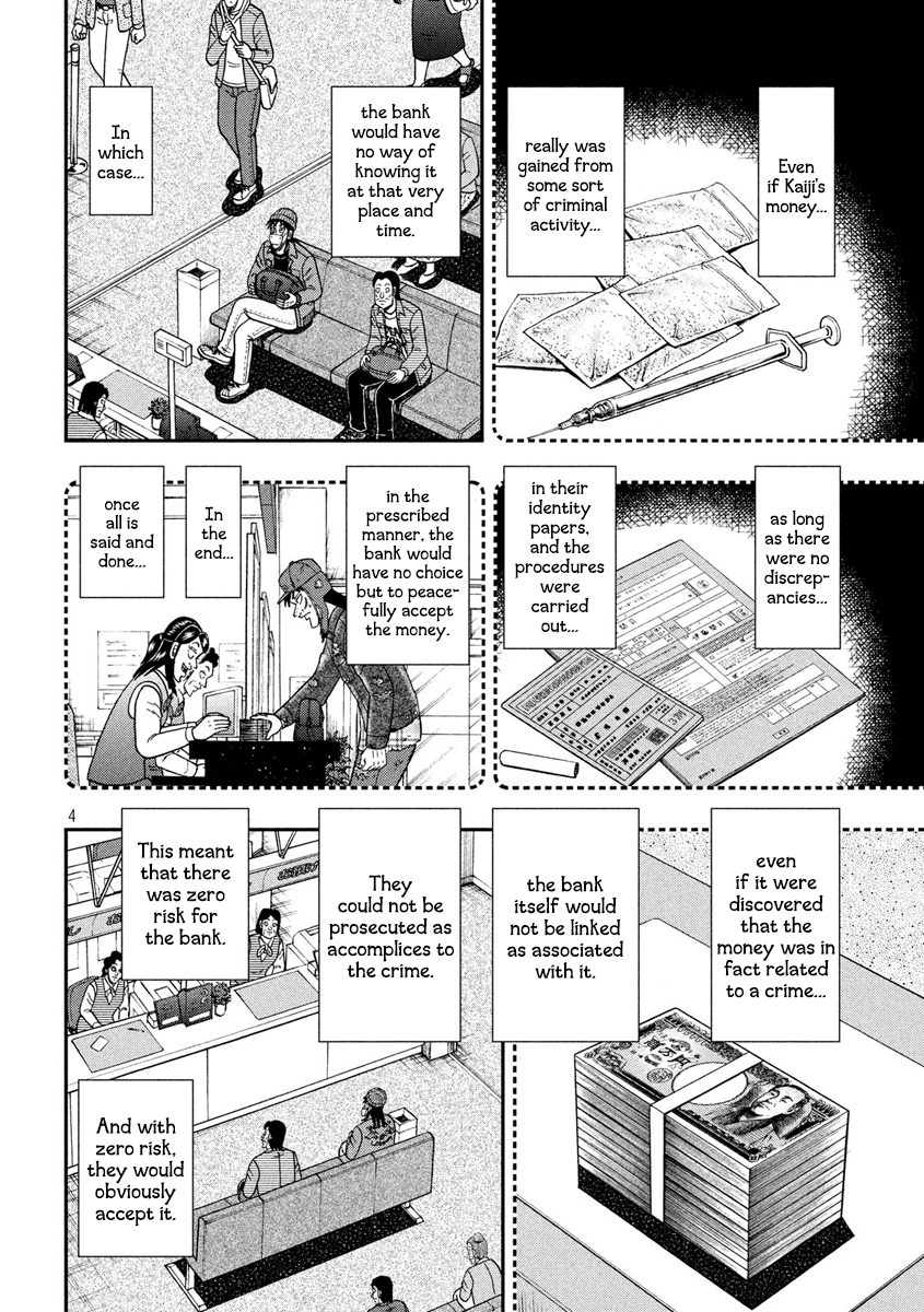 Gambling Outcast Kaiji: The 2.4 Billion Escape Arc - Kaiji Part 6 Chapter 324 page 4 - Chapter 324: Paper Slip
