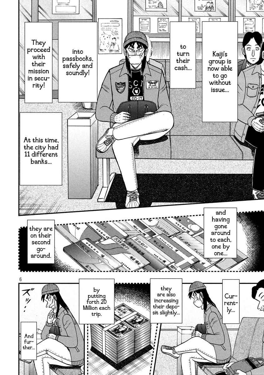 Gambling Outcast Kaiji: The 2.4 Billion Escape Arc - Kaiji Part 6 Chapter 324 page 6 - Chapter 324: Paper Slip