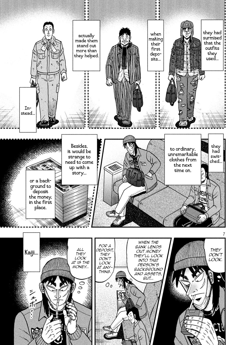 Gambling Outcast Kaiji: The 2.4 Billion Escape Arc - Kaiji Part 6 Chapter 324 page 7 - Chapter 324: Paper Slip