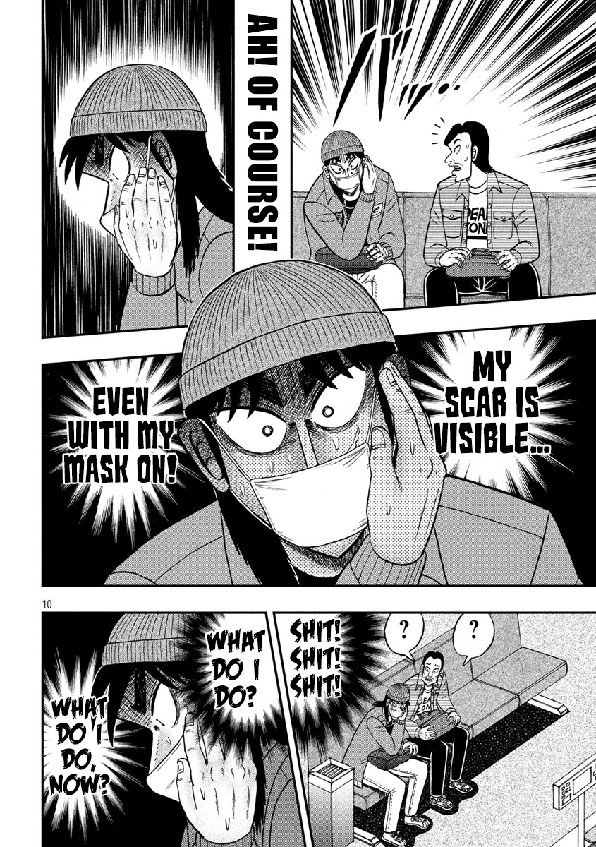 Gambling Outcast Kaiji: The 2.4 Billion Escape Arc - Kaiji Part 6 Chapter 325 page 10 - Chapter 325: Disturbance