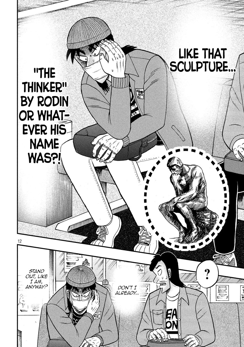Gambling Outcast Kaiji: The 2.4 Billion Escape Arc - Kaiji Part 6 Chapter 325 page 12 - Chapter 325: Disturbance