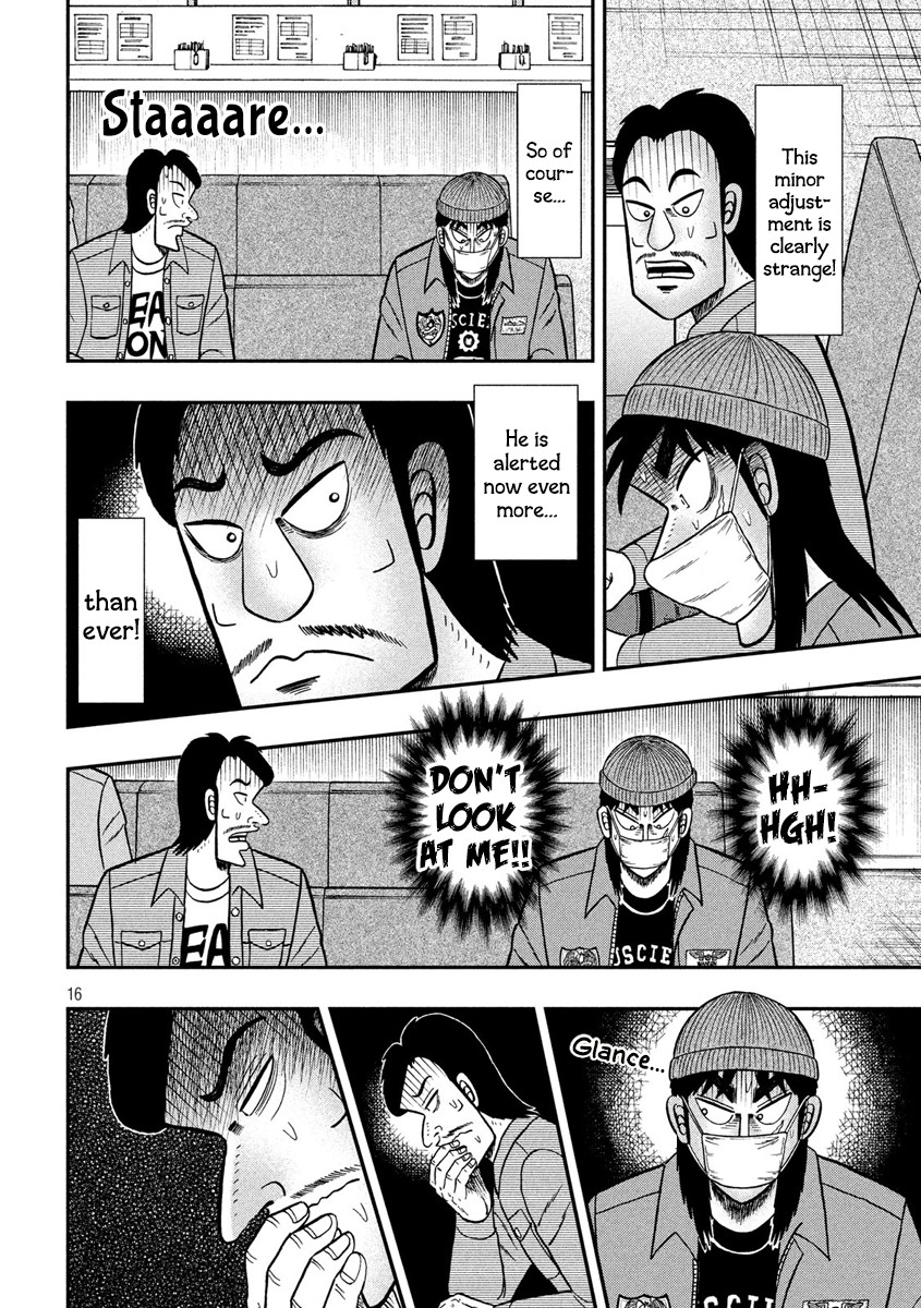 Gambling Outcast Kaiji: The 2.4 Billion Escape Arc - Kaiji Part 6 Chapter 325 page 16 - Chapter 325: Disturbance