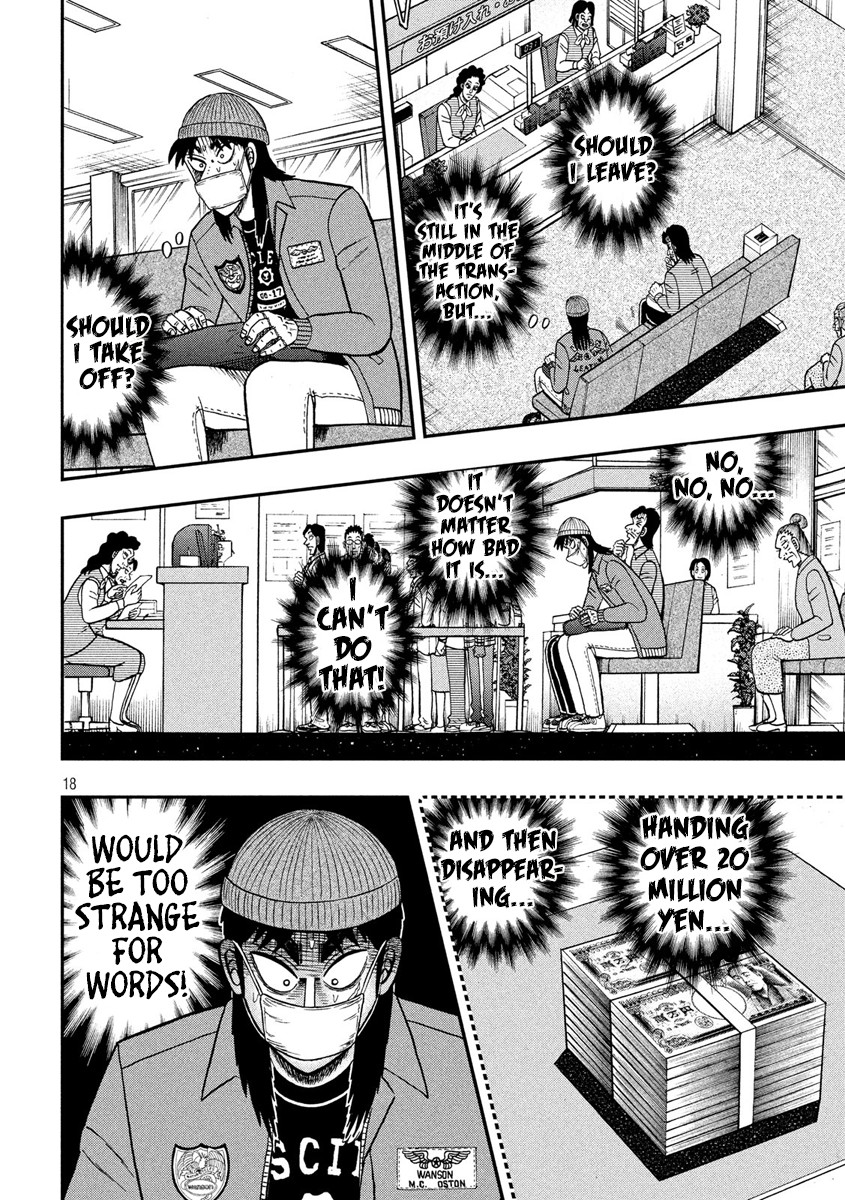 Gambling Outcast Kaiji: The 2.4 Billion Escape Arc - Kaiji Part 6 Chapter 325 page 18 - Chapter 325: Disturbance
