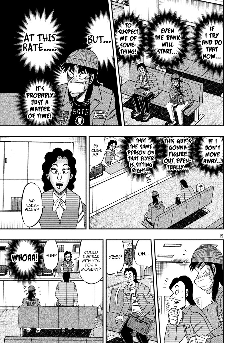 Gambling Outcast Kaiji: The 2.4 Billion Escape Arc - Kaiji Part 6 Chapter 325 page 19 - Chapter 325: Disturbance