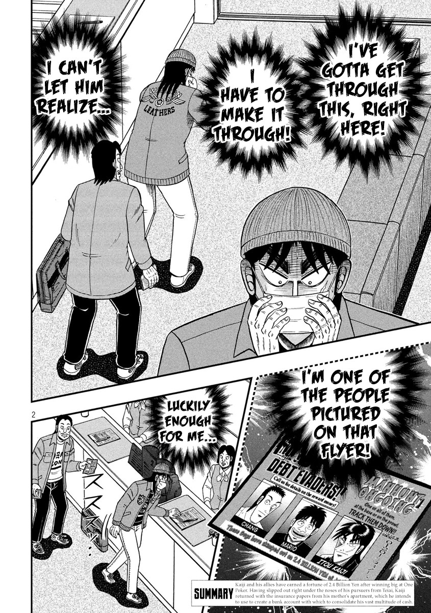 Gambling Outcast Kaiji: The 2.4 Billion Escape Arc - Kaiji Part 6 Chapter 325 page 2 - Chapter 325: Disturbance