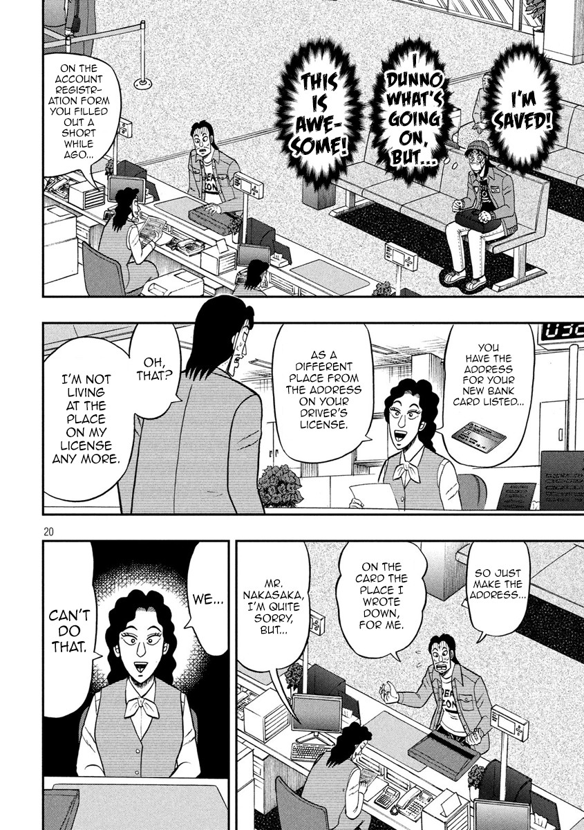Gambling Outcast Kaiji: The 2.4 Billion Escape Arc - Kaiji Part 6 Chapter 325 page 20 - Chapter 325: Disturbance