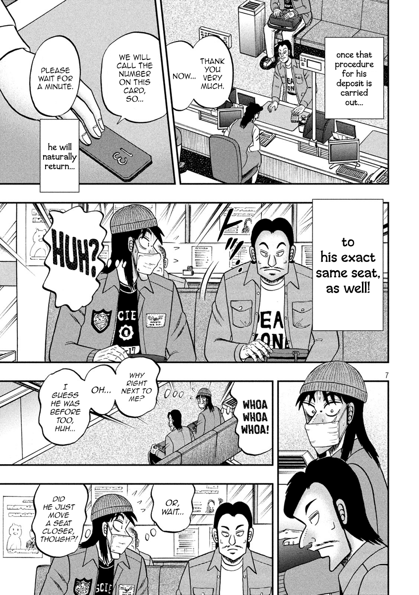 Gambling Outcast Kaiji: The 2.4 Billion Escape Arc - Kaiji Part 6 Chapter 325 page 7 - Chapter 325: Disturbance