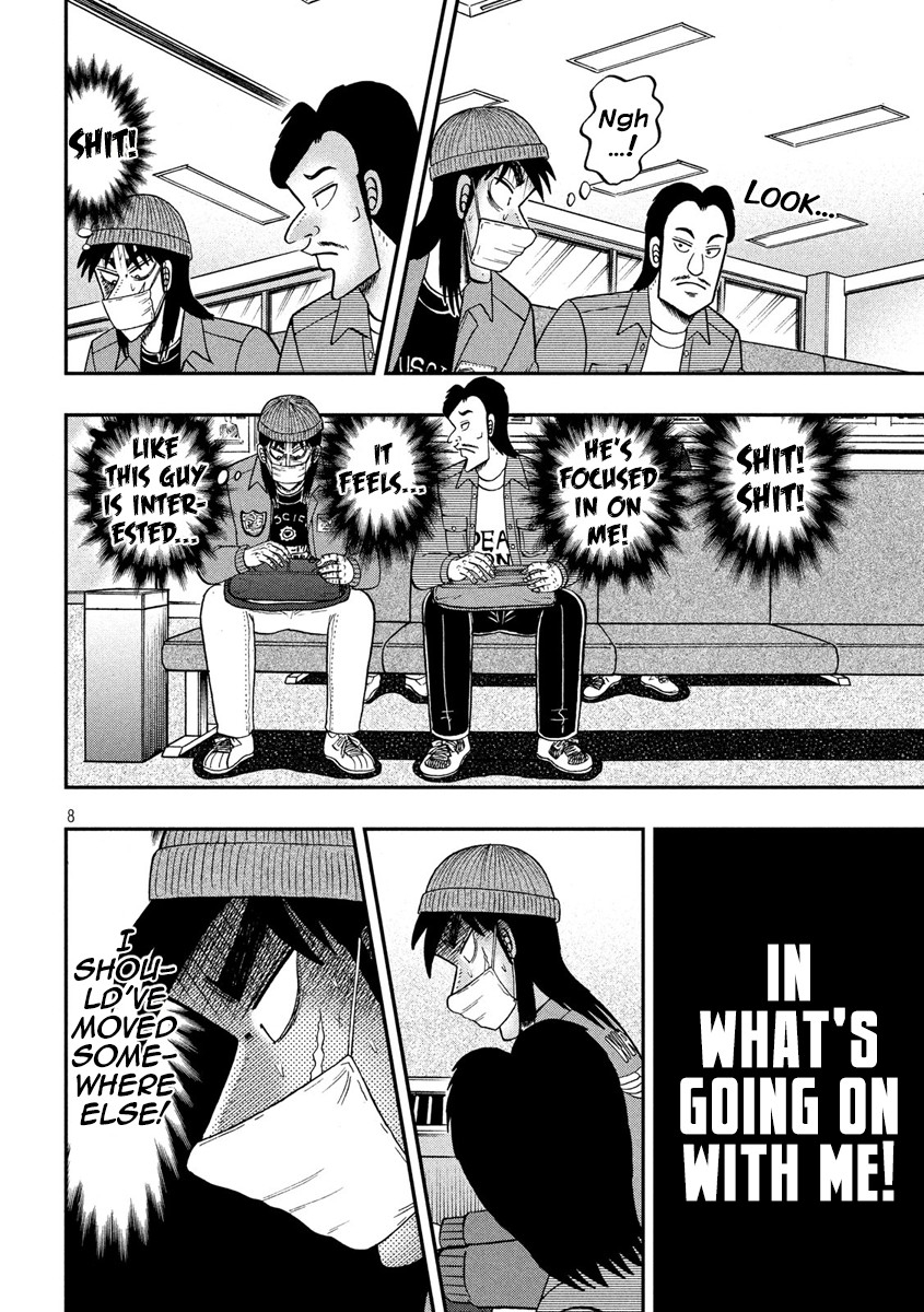Gambling Outcast Kaiji: The 2.4 Billion Escape Arc - Kaiji Part 6 Chapter 325 page 8 - Chapter 325: Disturbance