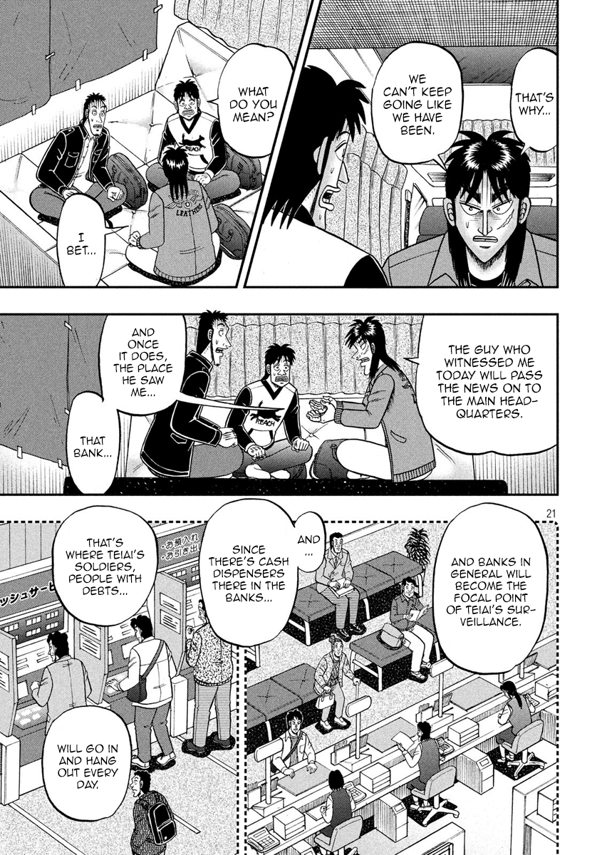 Gambling Outcast Kaiji: The 2.4 Billion Escape Arc - Kaiji Part 6 Chapter 326 page 19 - Chapter 326: Calamity