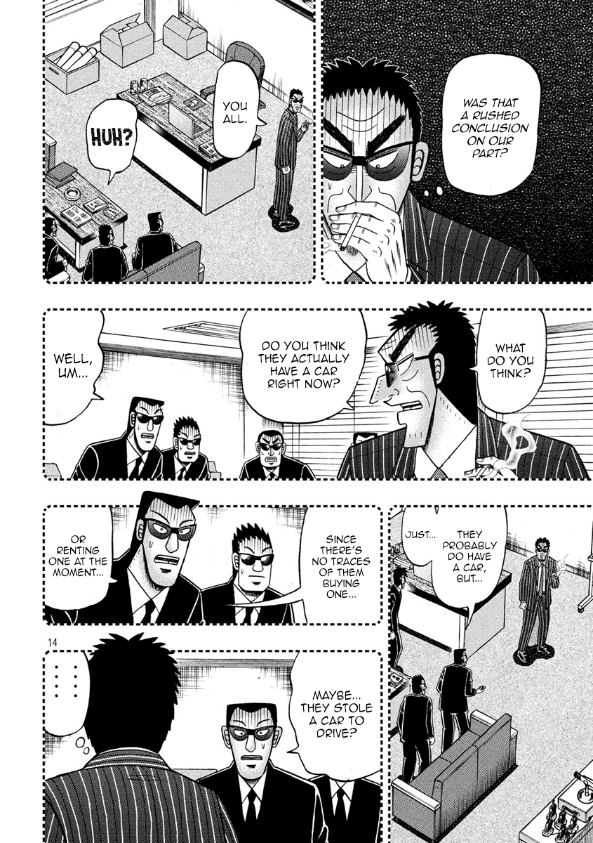 Gambling Outcast Kaiji: The 2.4 Billion Escape Arc - Kaiji Part 6 Chapter 327 page 14 - Chapter 327: Misconception