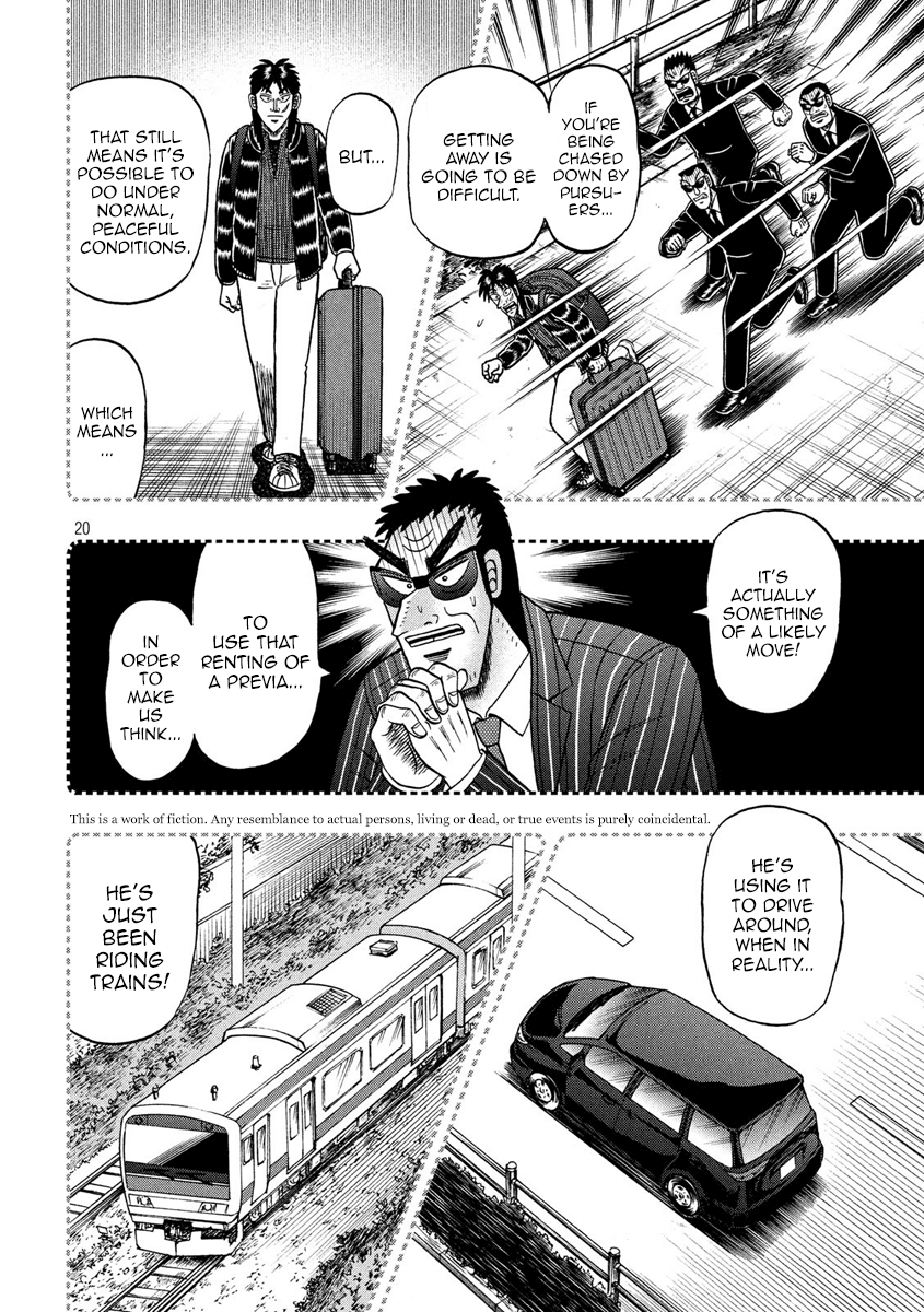 Gambling Outcast Kaiji: The 2.4 Billion Escape Arc - Kaiji Part 6 Chapter 327 page 20 - Chapter 327: Misconception