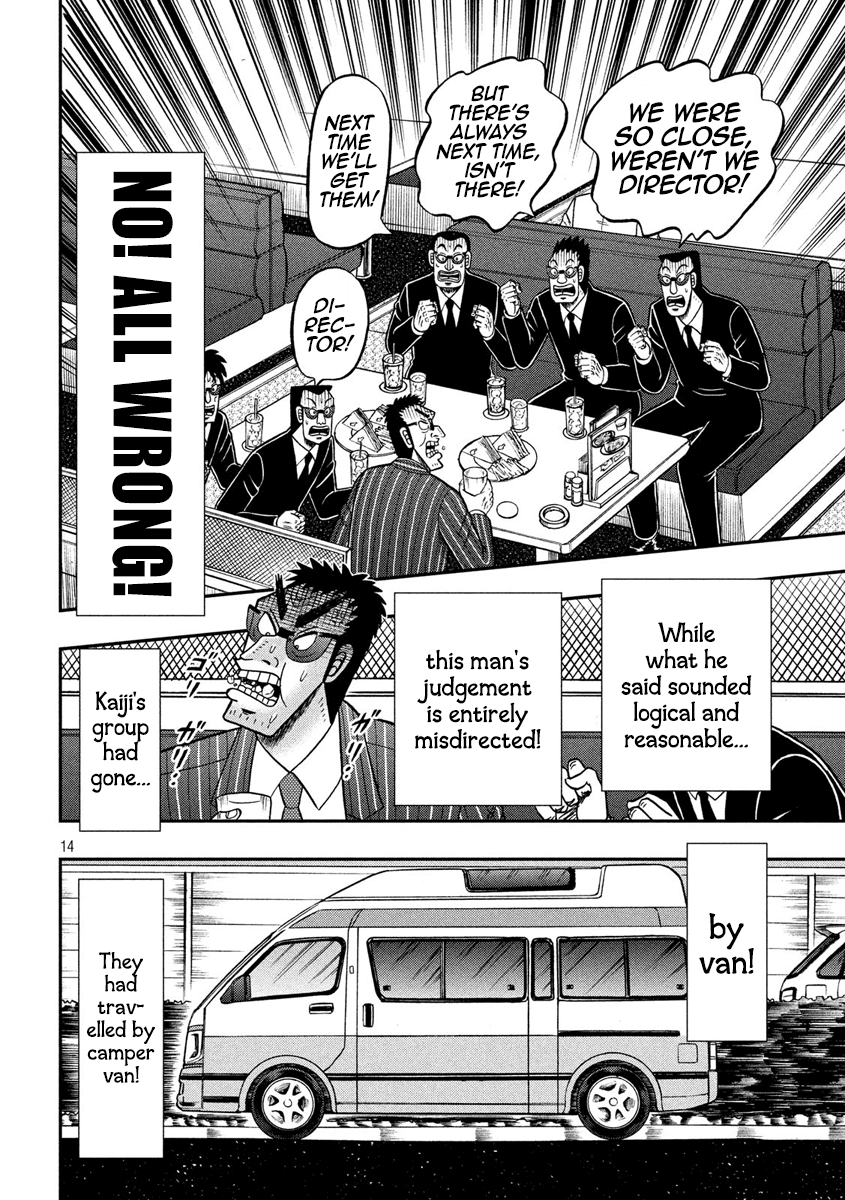 Gambling Outcast Kaiji: The 2.4 Billion Escape Arc - Kaiji Part 6 Chapter 328 page 13 - Chapter 328: Narrow-Mindedness