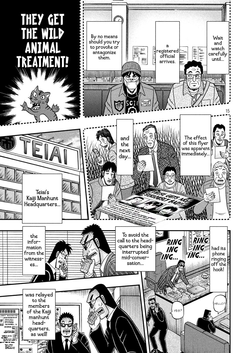 Gambling Outcast Kaiji: The 2.4 Billion Escape Arc - Kaiji Part 6 Chapter 329 page 14 - Chapter 329: Notice