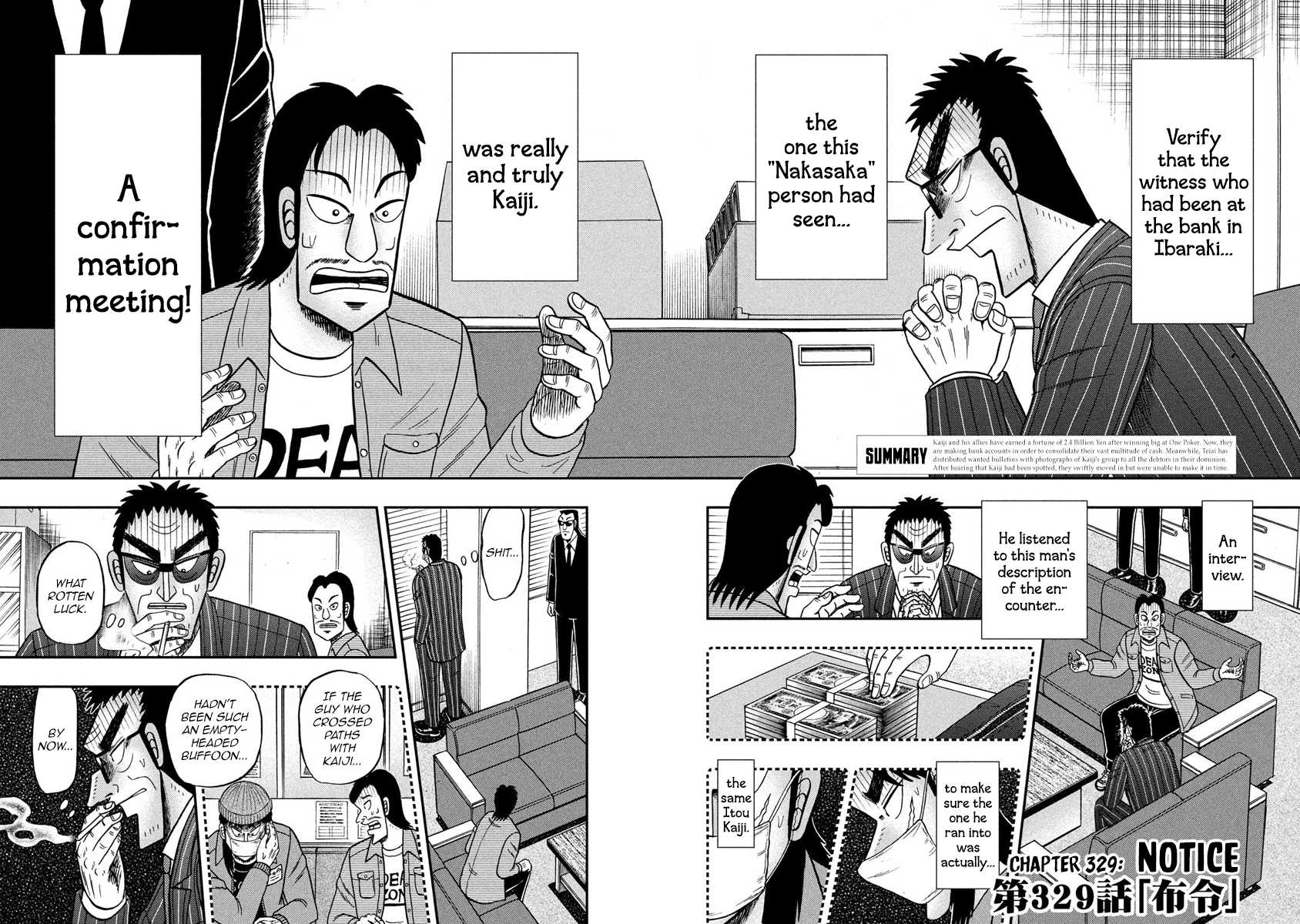 Gambling Outcast Kaiji: The 2.4 Billion Escape Arc - Kaiji Part 6 Chapter 329 page 2 - Chapter 329: Notice