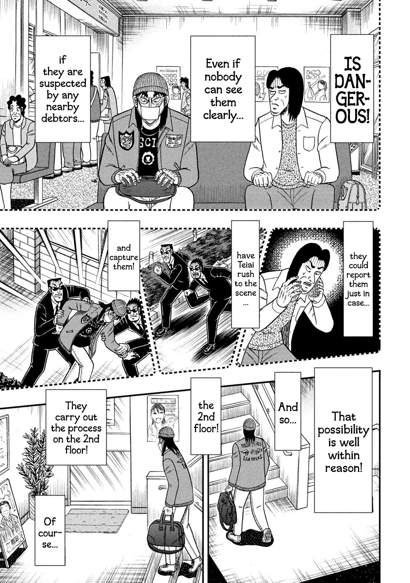 Gambling Outcast Kaiji: The 2.4 Billion Escape Arc - Kaiji Part 6 Chapter 330 page 13 - Chapter 330: Blind Angle