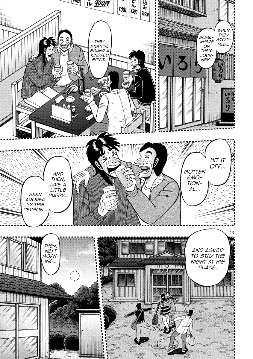 Gambling Outcast Kaiji: The 2.4 Billion Escape Arc - Kaiji Part 6 Chapter 331 page 13 - Chapter 331: Surprise