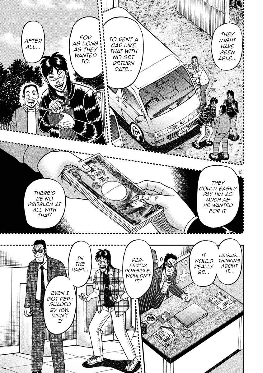Gambling Outcast Kaiji: The 2.4 Billion Escape Arc - Kaiji Part 6 Chapter 331 page 15 - Chapter 331: Surprise