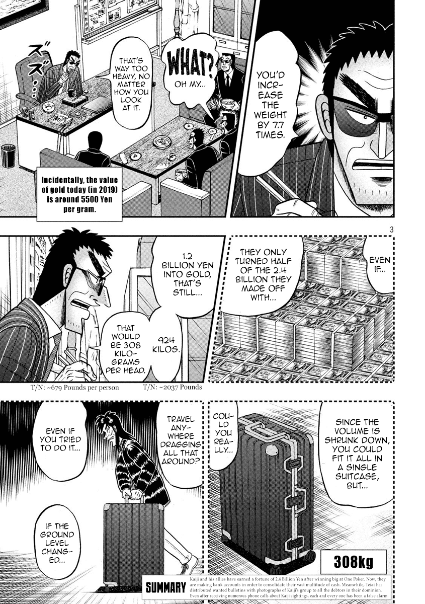 Gambling Outcast Kaiji: The 2.4 Billion Escape Arc - Kaiji Part 6 Chapter 331 page 3 - Chapter 331: Surprise