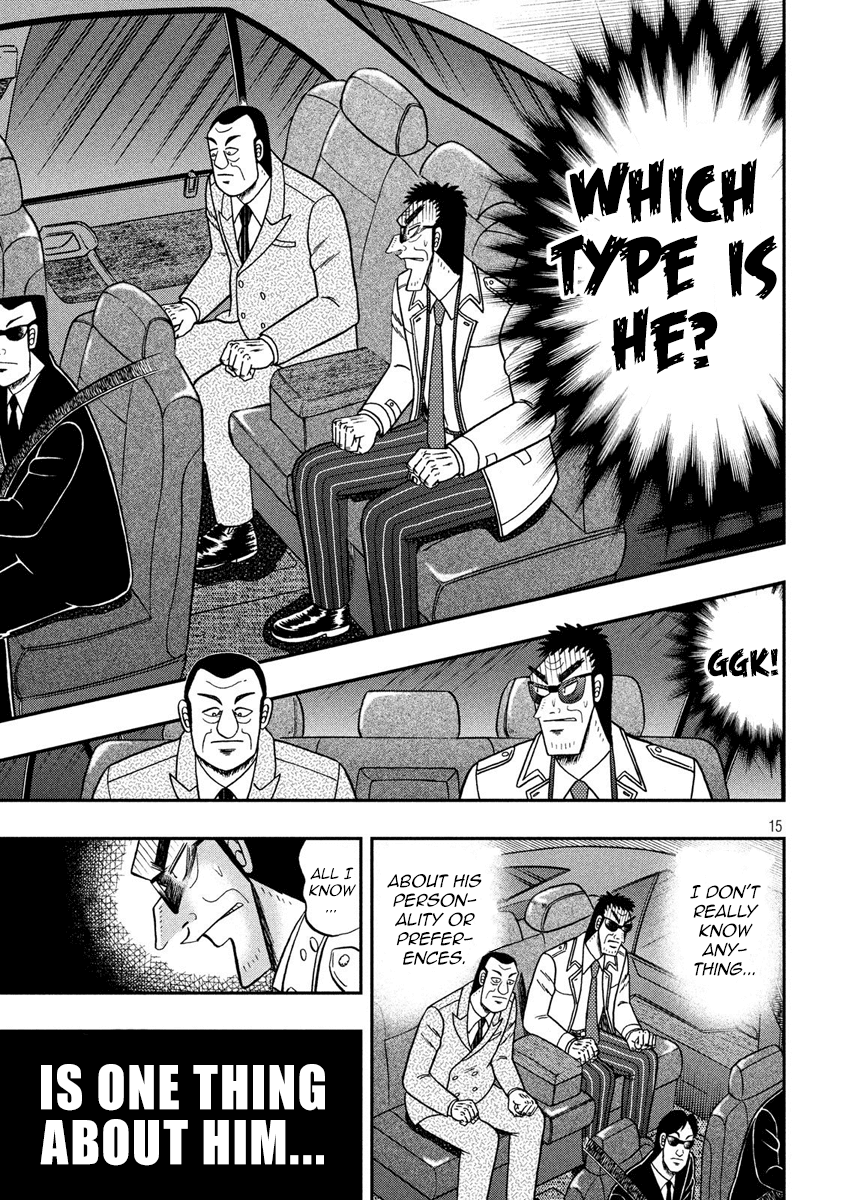 Gambling Outcast Kaiji: The 2.4 Billion Escape Arc - Kaiji Part 6 Chapter 332 page 15 - Chapter 332: Distress